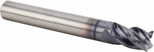 Kennametal 4071885 Corner Radius End Mill 3/8" Dia, 1" LOC, 0.015" Radius, 4 Flutes, Solid Carbide