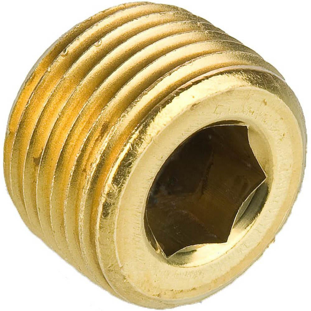 Parker 219P-8 Industrial Pipe Hollow Hex Plug 1/2" Male Thread, MNPTF