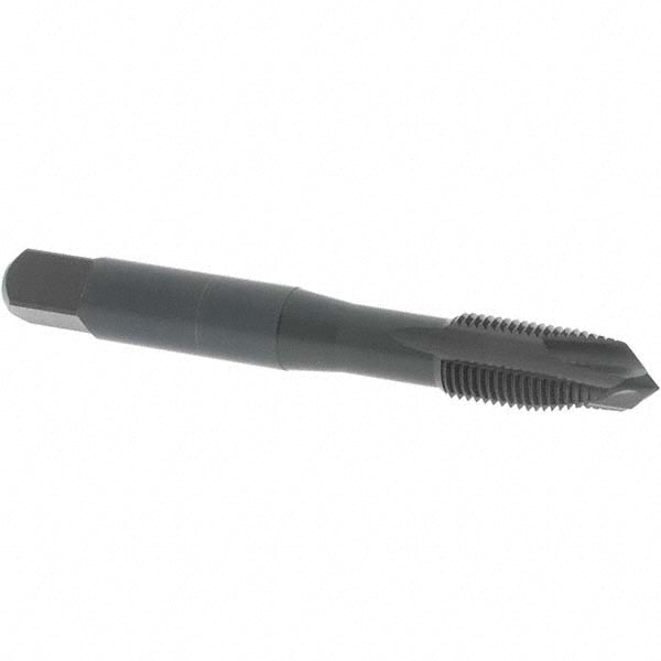 OSG 2891601 Spiral Point Tap M10x1 Metric Fine, 3 Flutes, Plug Chamfer, HSS-E Vanadium, Steam Oxide Coated