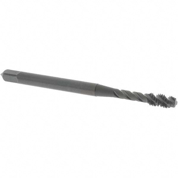 OSG 2907201 Spiral Flute Tap #6-40, UNF, 3 Flute, Modified Bottoming Chamfer, 2B/3B Class of Fit, Vanadium High-Speed Steel, Oxide Finish
