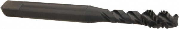 OSG 2923601 Spiral Flute Tap #12-24, UNC, 3 Flute, Modified Bottoming Chamfer, 2B/3B Class of Fit, Vanadium High-Speed Steel, Oxide Finish