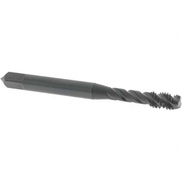 OSG 2923801 Spiral Flute Tap #12-28, UNF, 3 Flute, Modified Bottoming Chamfer, 2B/3B Class of Fit, Vanadium High-Speed Steel, Oxide Finish
