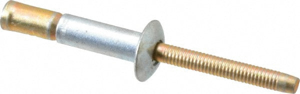 RivetKing SBS810/TB/P100 Structural with Locking Stem Blind Rivet Size 810, Dome Head, Steel Body, Steel Mandrel
