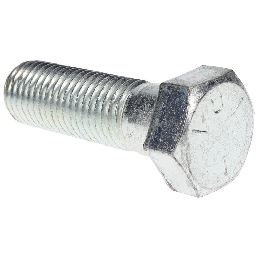 HHCS Made In USA MSC79458709-1 Hex Head Cap Screw 1-8 x 3-1/4", Grade 5 Steel, Zinc-Plated