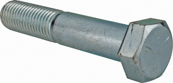 HHCS Made In USA MSC-30172-6 Hex Head Cap Screw 1-1/8 - 7 x 6", Grade 5 Steel, Zinc-Plated