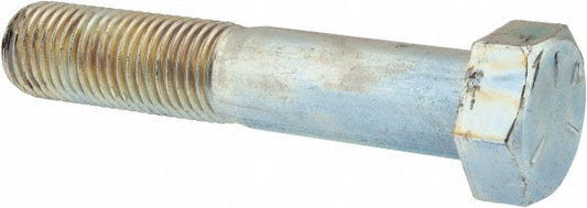HHCS Made In USA MSC79458857-1 Hex Head Cap Screw 1-1/4 - 7 x 6-1/2", Grade 5 Steel, Zinc-Plated