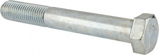 HHCS Made In USA -30165-61/2 Hex Head Cap Screw 7/8-9 x 6-1/2", Grade 5 Steel, Zinc-Plated