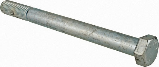 HHCS Made In USA -30165-10 Hex Head Cap Screw 7/8-9 x 10", Grade 5 Steel, Zinc-Plated