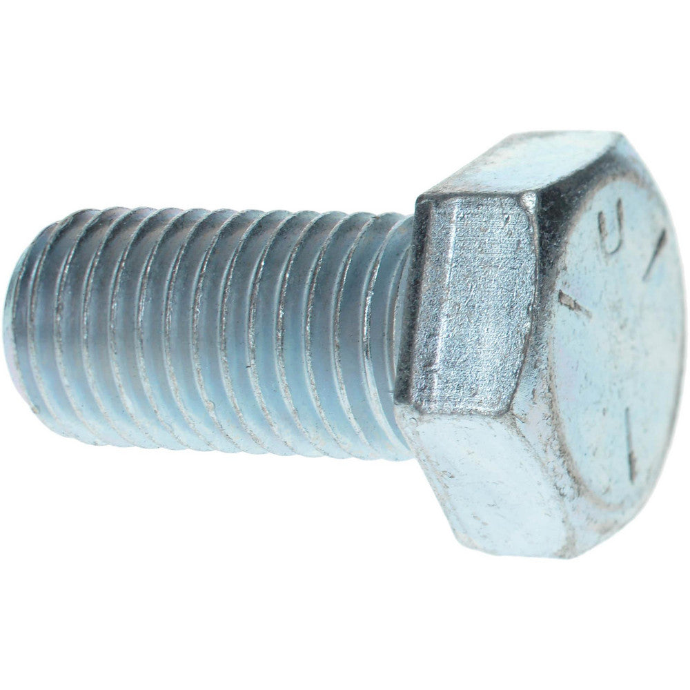 HHCS Made In USA MSC-30170-2 Hex Head Cap Screw 1-8 x 2", Grade 5 Steel, Zinc-Plated