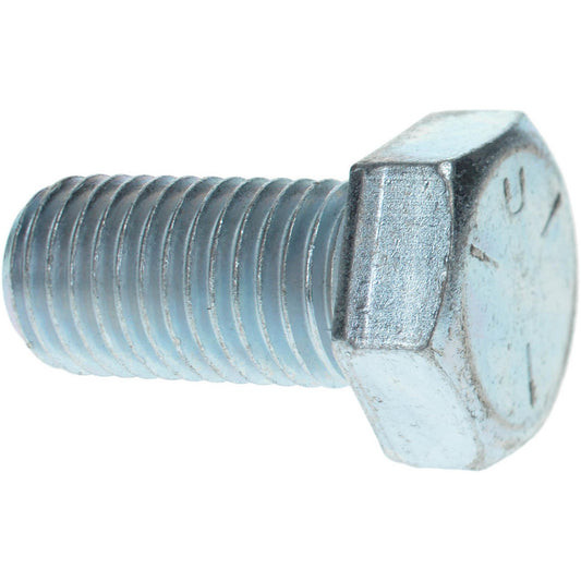 HHCS Made In USA MSC-30170-2 Hex Head Cap Screw 1-8 x 2", Grade 5 Steel, Zinc-Plated