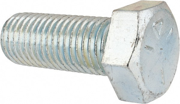HHCS Made In USA MSC-30170-21/2 Hex Head Cap Screw 1-8 x 2-1/2", Grade 5 Steel, Zinc-Plated
