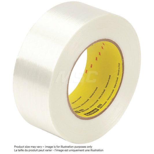 Scotch 7000028932 Filament & Strapping Tape Type Industrial Tape  Color Transparent  Width (mm - 2 Decimals) 48  Thickness (mil) 6  Tape Number 893  Length (Meters) 55