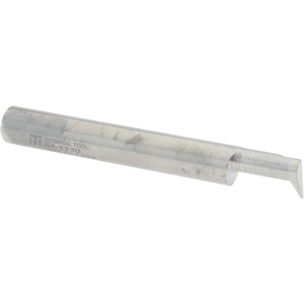 Internal Tool Inc 56-1130 Profiling Tools Radius 0.0150 in  Maximum Hole Depth (Decimal Inch) 0.5000  Overall Length 2.5000in  Shank Diameter 0.3125  Minimum Bore Diameter 0.3000in