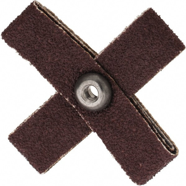 Merit Abrasives 08834182156 60 Grit, Medium Grade, Aluminum Oxide Cross Pad