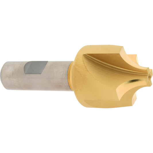 Hertel H79563169 Corner Rounding End Mill 1/2" Radius, 1-1/2" Dia, 4 Flutes, High Speed Steel