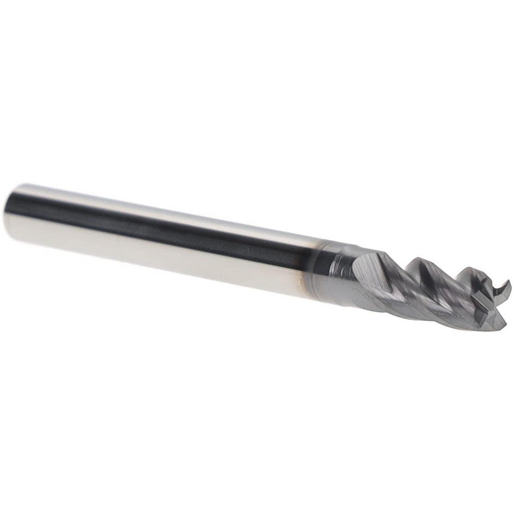Iscar 5622764 Roughing & Finishing End Mill 0.1880" Dia, 4 Flute, Corner Chamfer End, Solid Carbide