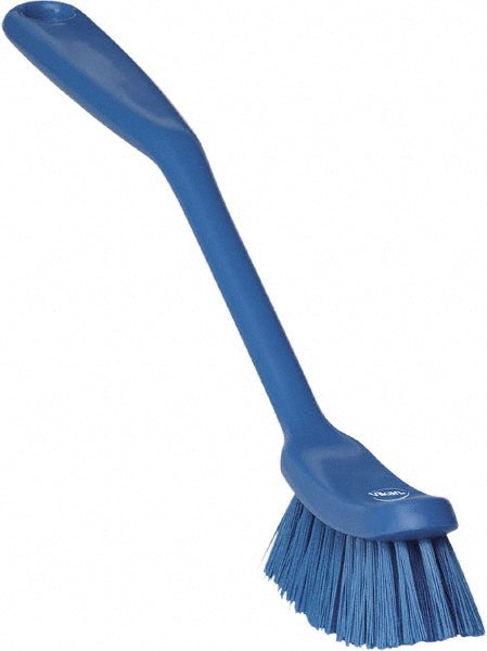 Vikan 42873 Dish Brush, 11.4", Medium, Blue