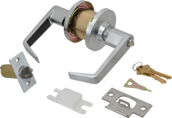 Master Lock SLC0126DKA4 Entry Lever Lockset for Up to 1-3/4" Thick Doors