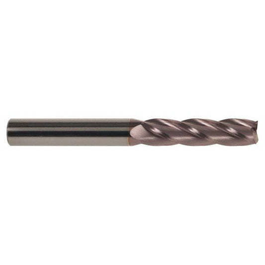 Kyocera SGS Precision Tools 31743 Square End Mill 1/2" Dia, 2" LOC, 4 Flute, Solid Carbide