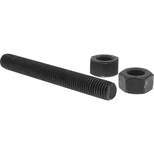 Value Collection K74000186 5/8-11, 5" Long, Uncoated, Steel, Fully Threaded Stud with Nut