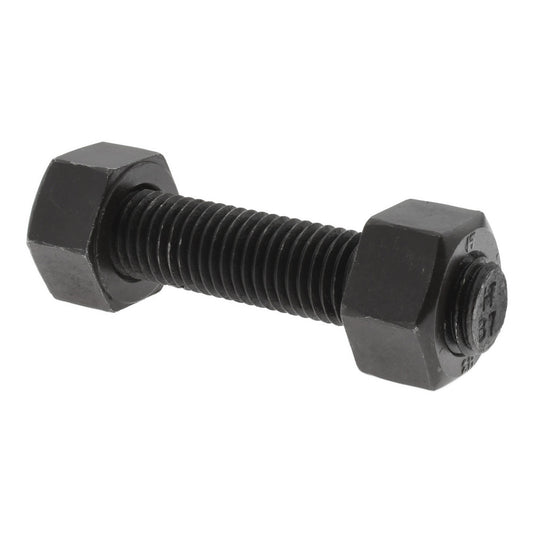 Value Collection K74000114 3/4-10, 4" Long, Uncoated, Steel, Fully Threaded Stud with Nut