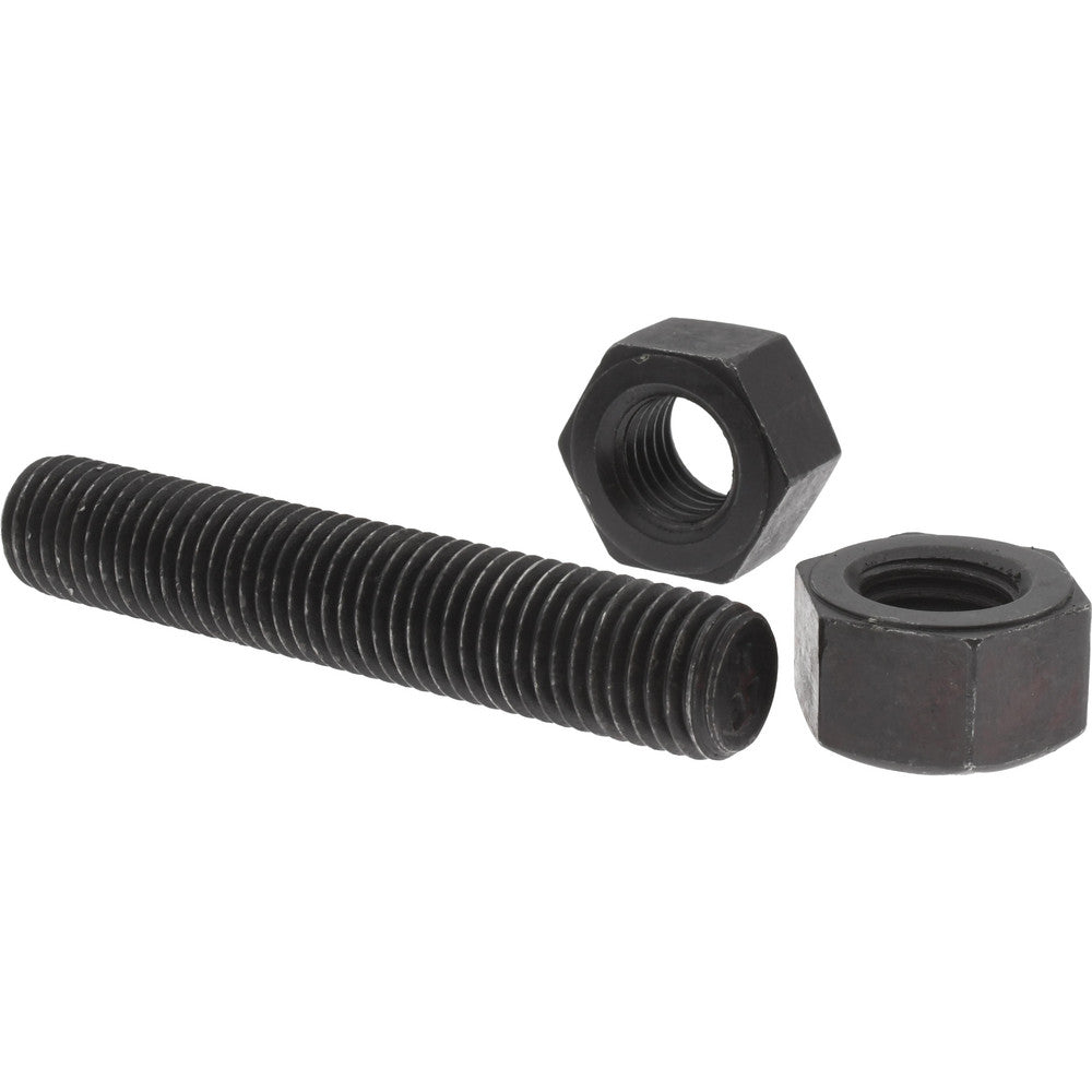 Value Collection K74000117 3/4-10, 4-1/4" Long, Uncoated, Steel, Fully Threaded Stud with Nut