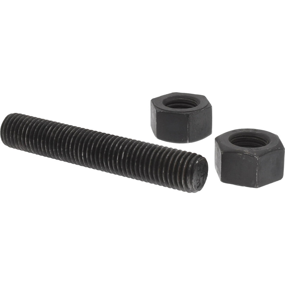 Value Collection K74000115 3/4-10, 4-1/2" Long, Uncoated, Steel, Fully Threaded Stud with Nut