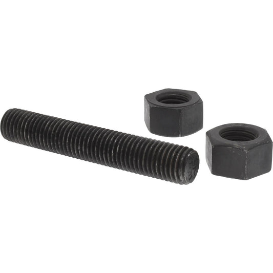 Value Collection K74000115 3/4-10, 4-1/2" Long, Uncoated, Steel, Fully Threaded Stud with Nut