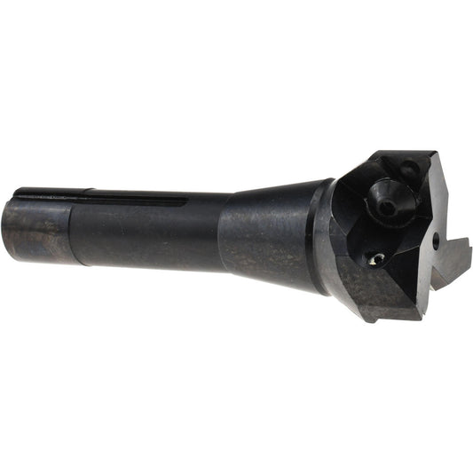 Value Collection 6-901-530 Indexable Square-Shoulder End Mill 2"XR8 SHK, 2" Cut Dia, 0.656" Max Depth of Cut, R8 R8 Shank