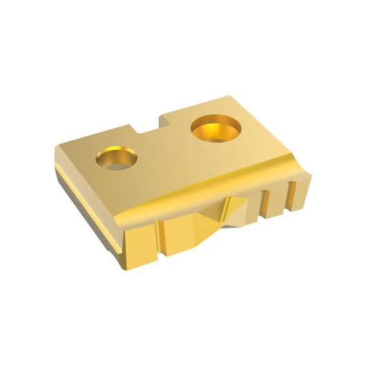 Allied Machine and Engineering 151T-0023-FB Spade Drill Insert 23/32" Dia, Seat Size 1, Cobalt, 180 deg Point