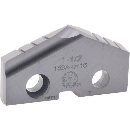 Allied Machine and Engineering 153A-0116 Spade Drill Insert 1-1/2" Dia, Seat Size 3, Cobalt, 132 deg Point