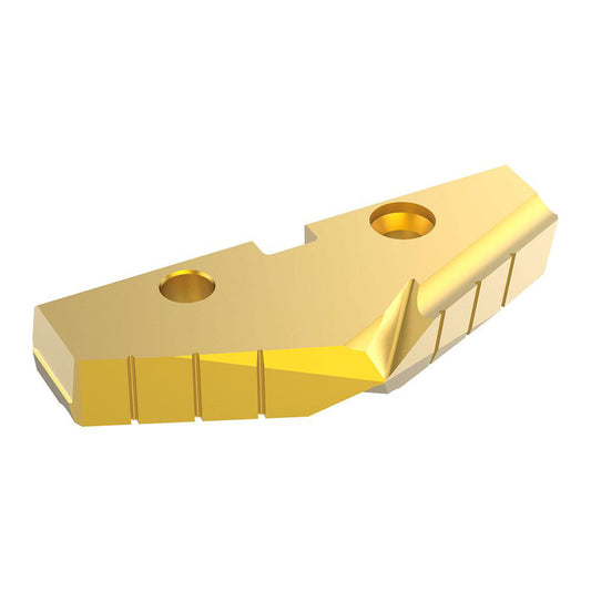 Allied Machine and Engineering 434T-0210 Spade Drill Insert 2-5/16" Dia, Seat Size 4, High Speed Steel, 132 deg Point