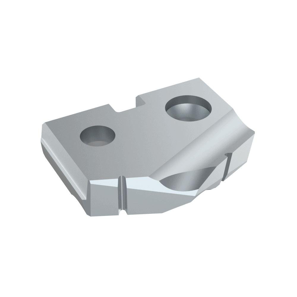 Allied Machine and Engineering 151N-0025 Spade Drill Insert 25/32" Dia, Seat Size 1, Cobalt, 132 deg Point