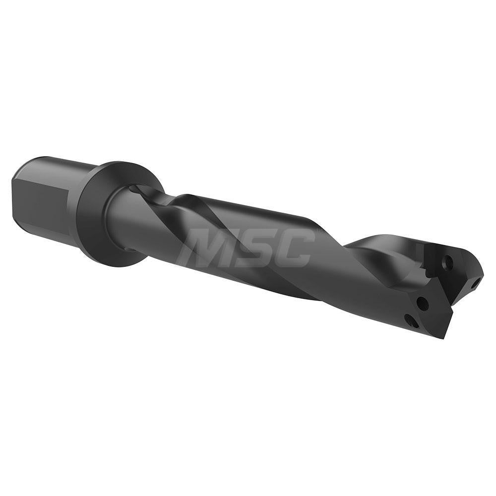 Allied Machine and Engineering 23020H-125F Indexable Spade Drill 31/32 to 1-3/8" Dia, 5-3/8" Max Depth, Helical Flute