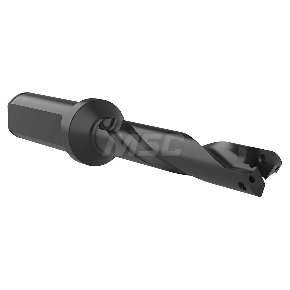 Allied Machine and Engineering 24000H-075F Indexable Spade Drill 33/64 to 11/16" Dia, 2-1/2" Max Depth, Helical Flute
