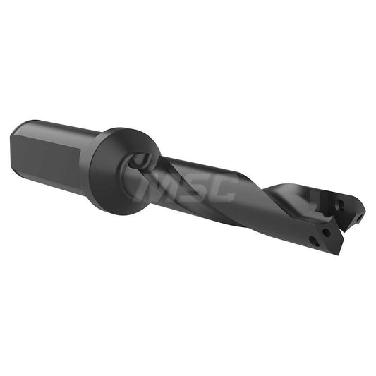 Allied Machine and Engineering 24000H-075F Indexable Spade Drill 33/64 to 11/16" Dia, 2-1/2" Max Depth, Helical Flute