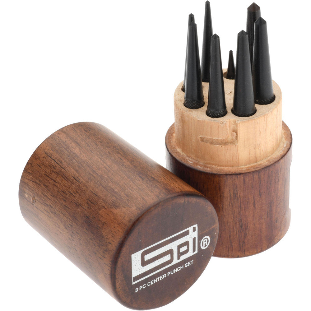 SPI 98-389-0 Center Punch Set 8 Pc, 0.0625 to 0.2188"