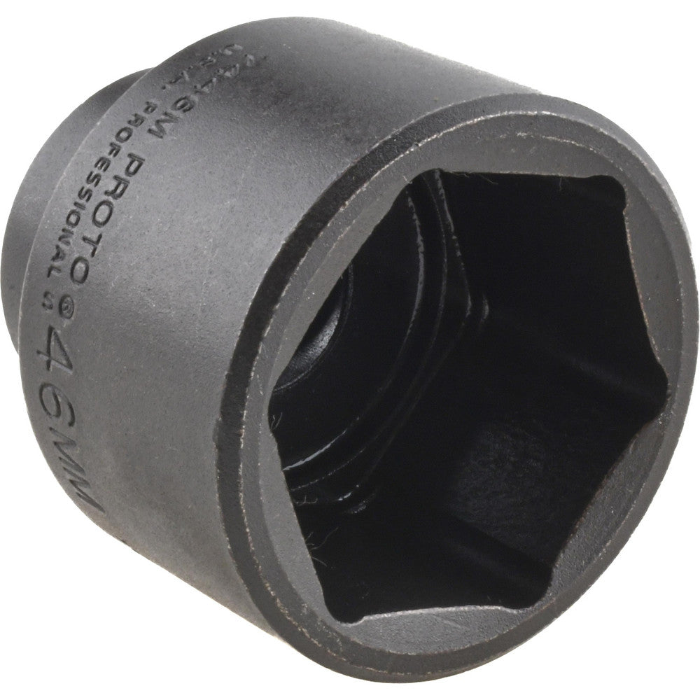 Proto J7446M Impact Socket 1/2" Drive, 46mm Socket, Hex Drive