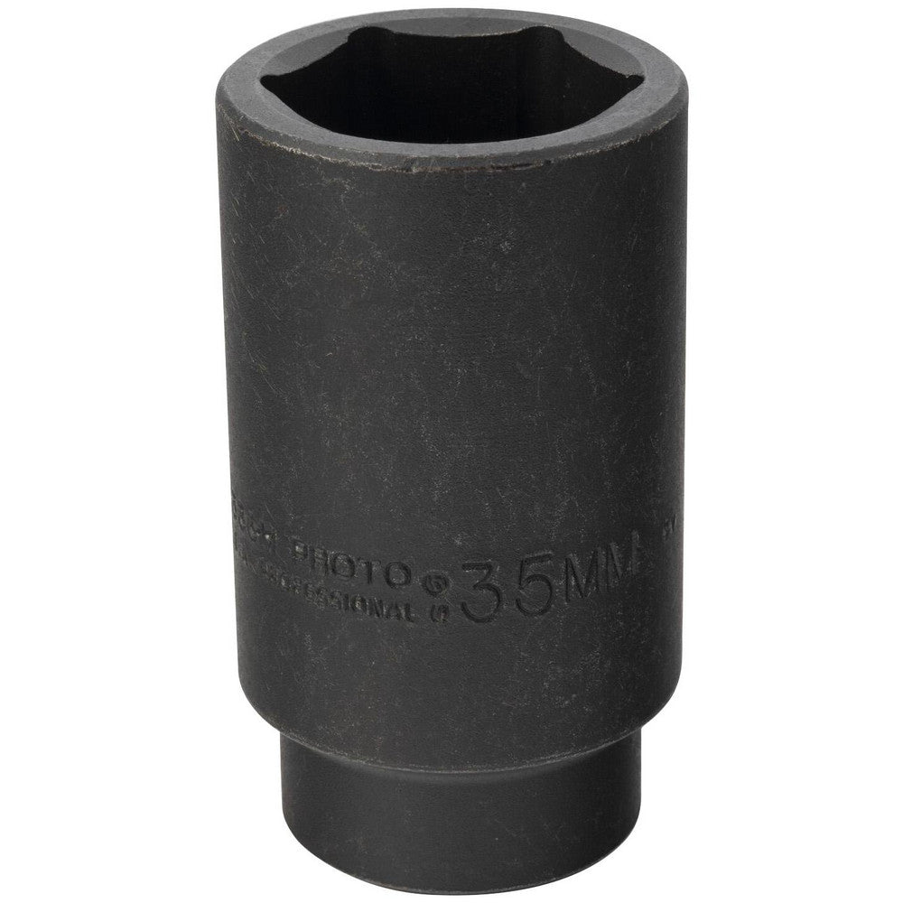 Proto J7335M Impact Socket 1/2" Drive, 35mm Socket, Hex Drive