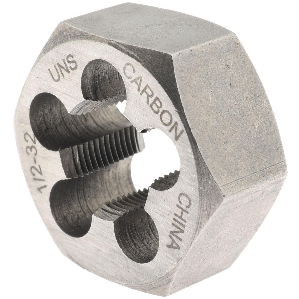 Value Collection 365-1045 Hex Rethreading Die 1/2-32, Right Hand, Carbon Steel
