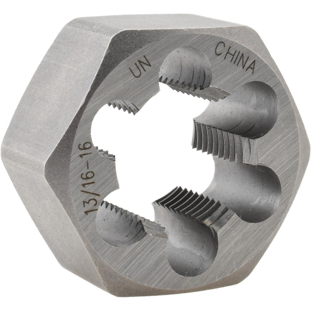 Value Collection 365-1063 Hex Rethreading Die 13/16-16, Right Hand, Carbon Steel