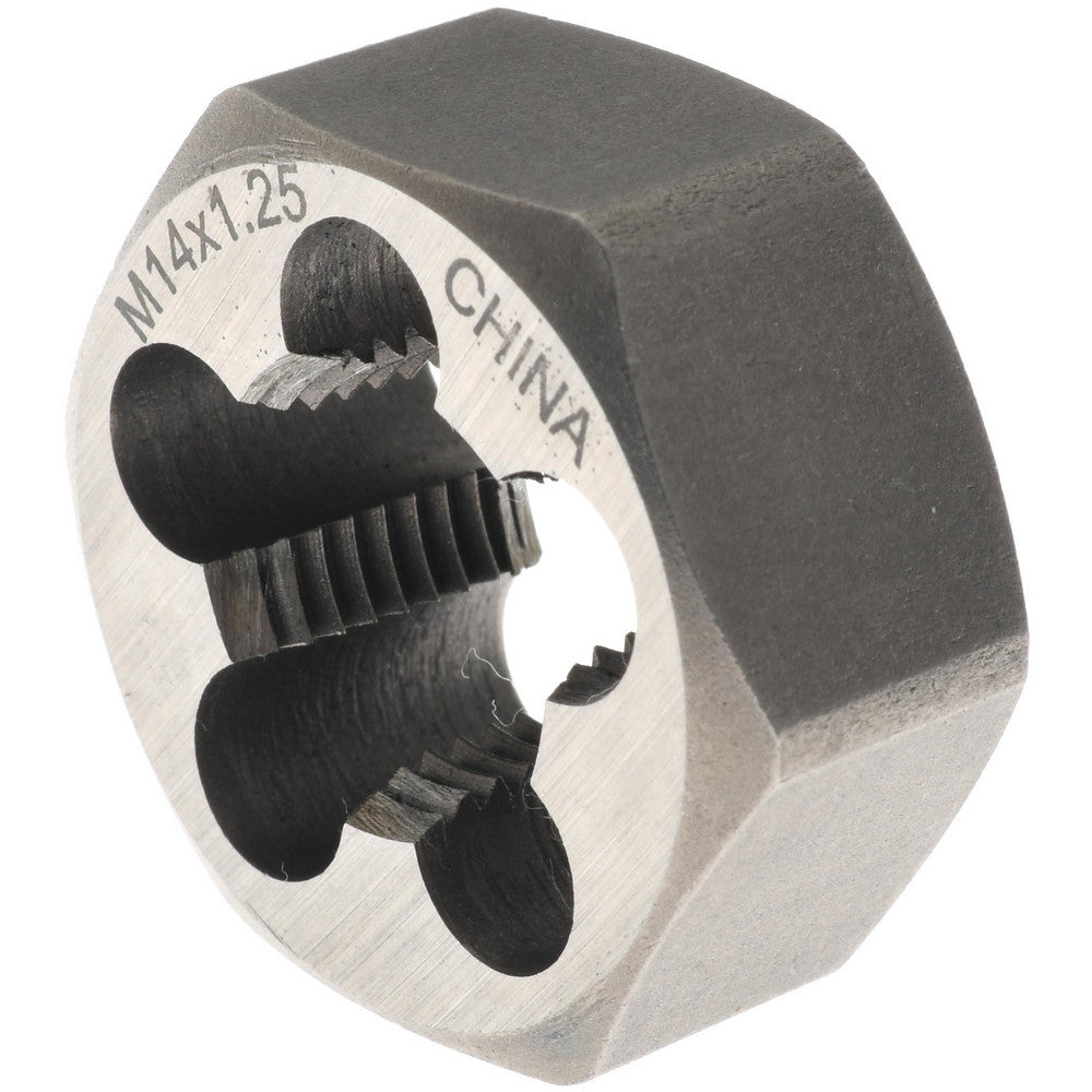 Value Collection 364-0142 Hex Rethreading Die M14x1.25, Right Hand, Carbon Steel