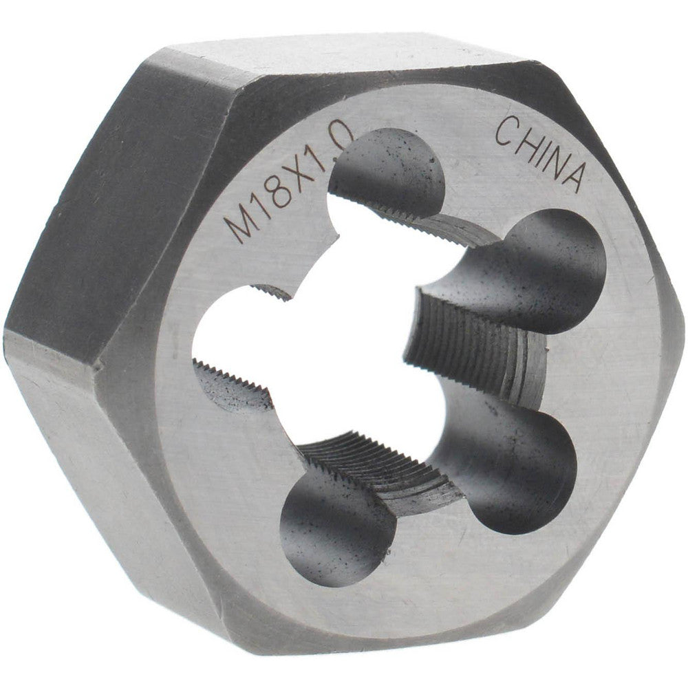 Value Collection 364-0181 Hex Rethreading Die M18x1, Right Hand, Carbon Steel
