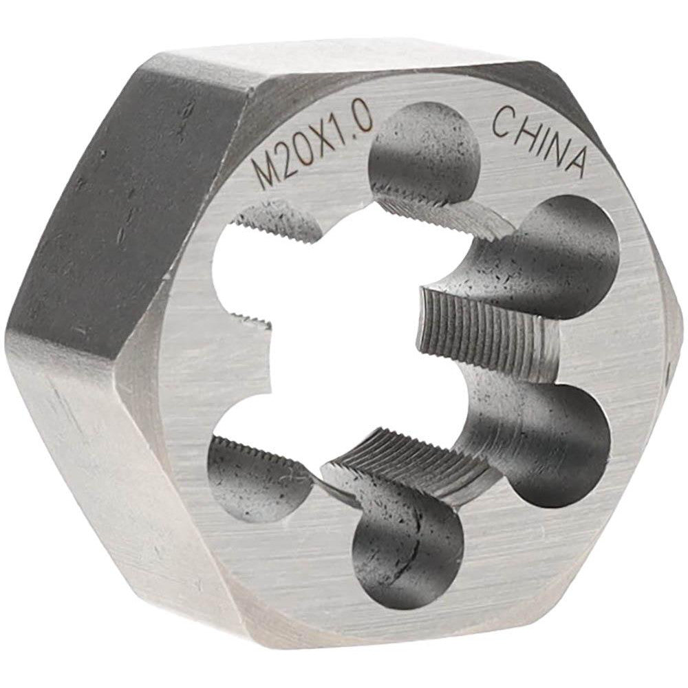 Value Collection 364-0201 Hex Rethreading Die M20x1, Right Hand, Carbon Steel