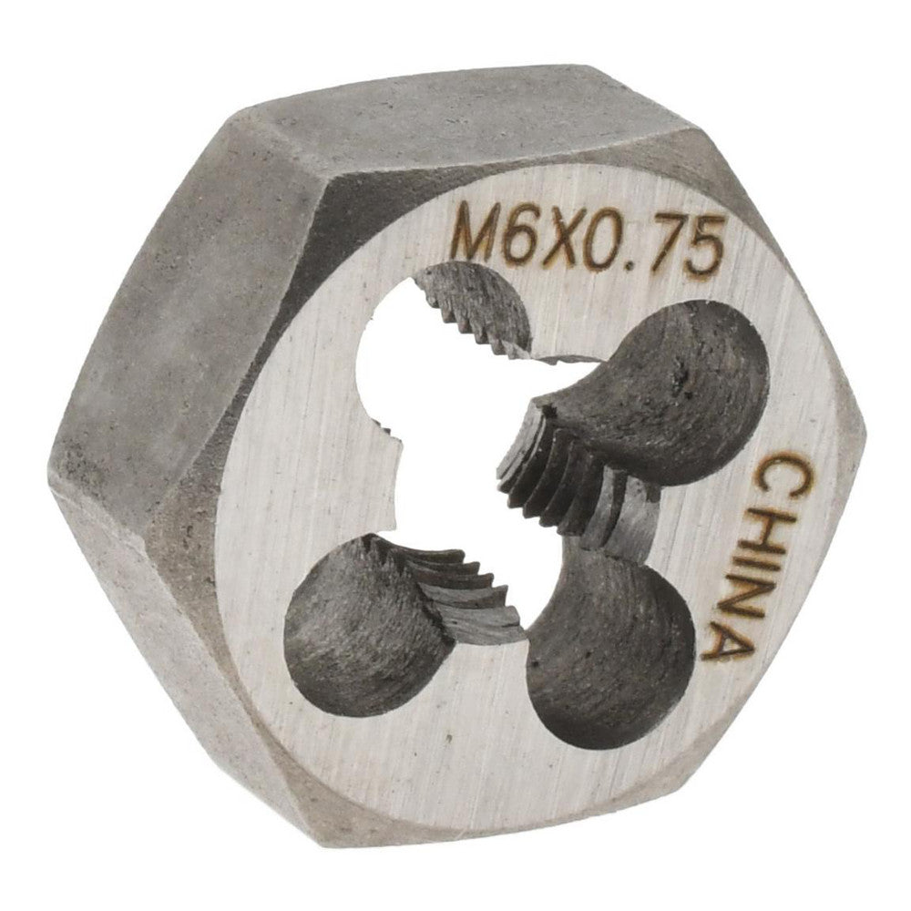 Value Collection 364-0062 Hex Rethreading Die M6x0.75, Right Hand, Carbon Steel