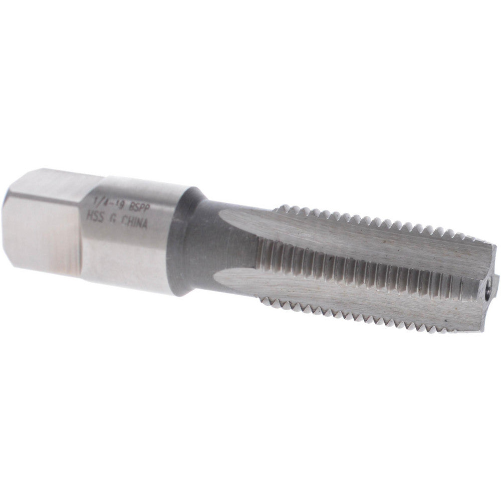 Value Collection JY79772596 British Standard Pipe Tap 1/4-19 G(BSP), Plug Chamfer, 4 Flute