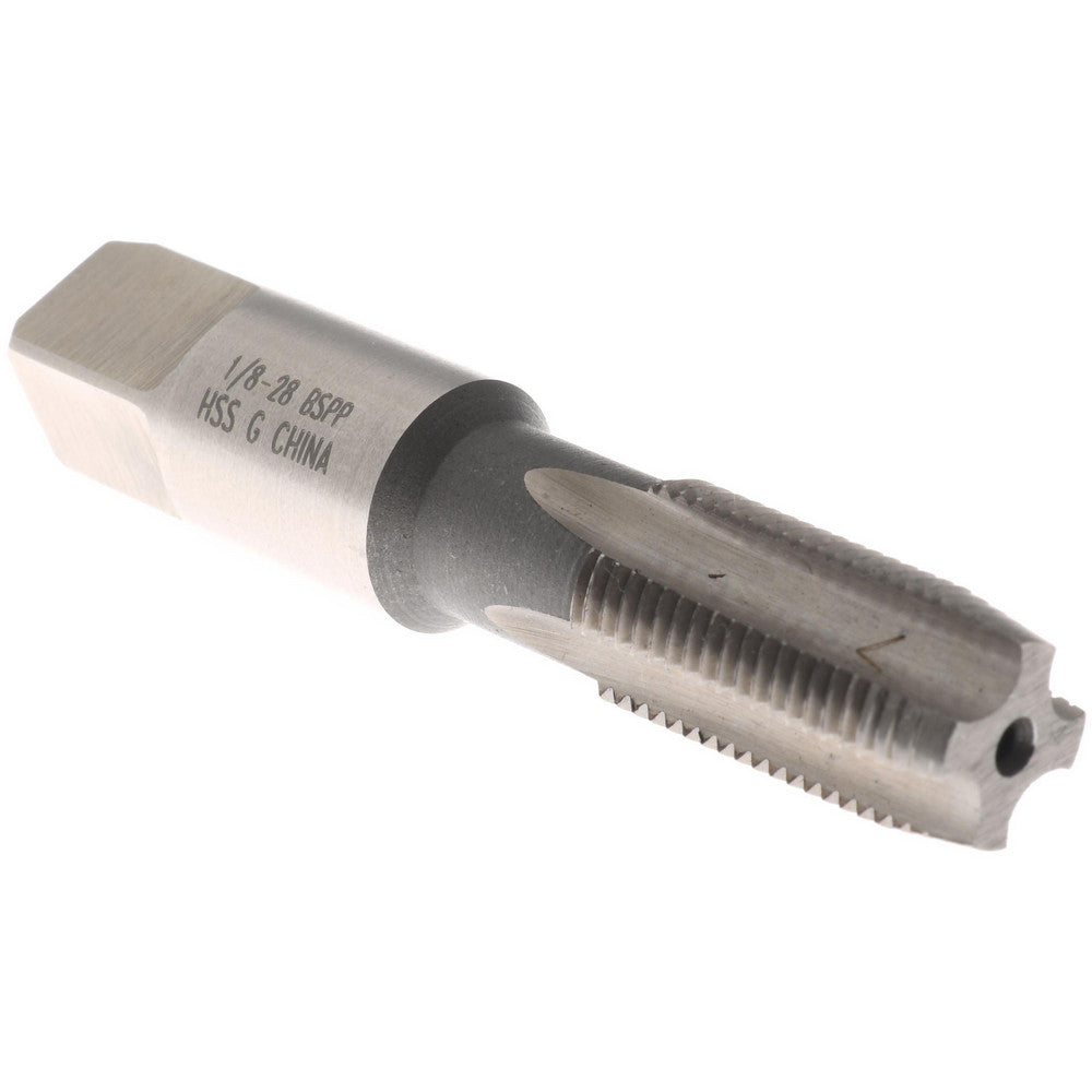 Value Collection JY79772604 British Standard Pipe Tap 1/8-28 G(BSP), Plug Chamfer, 4 Flute