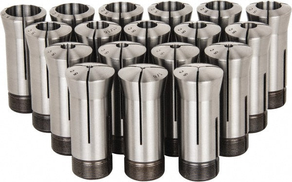 Lyndex-Nikken 510-SET-18 Collet Set 18 Pc, 1/16 to 1-1/8" Capacity