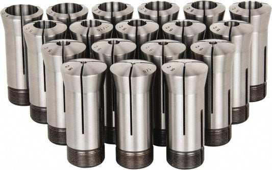 Lyndex-Nikken 510-SET-18 Collet Set 18 Pc, 1/16 to 1-1/8" Capacity