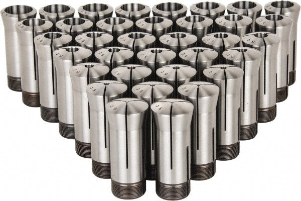 Lyndex-Nikken 510-SET-35 Collet Set 35 Pc, 1/16 to 1-1/8" Capacity